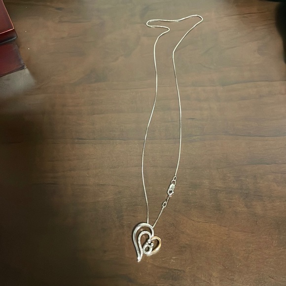 Mother and Child Necklace in Sterling Silver on 18 Mother and child necklace